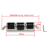 12V Motorcycle Waterproof Bluetooth Speaker Power 7W*2 Installed On U-shaped Handlebar Supports TF/USB/AUX-IN & MP3/WMA Formats