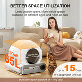 Self Cleaning Automatic Cat Litter Box with APP Control | 9L Large Capacity | Easy Clean Smart Litter Box Factory