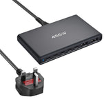 Trending Products New Arrivals Multifunctional 7 Port for iphone Laptop Tablet USB Charger Adapter 455W GaN Ultra-thin Charger