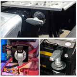 A42P-12V Battery Switch Heavy Duty Battery Circuit Cutter Disconnecter Isolator with Keyhole for RV Camperize A