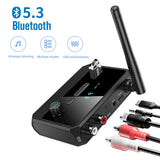 Bluetooth 5.3 Audio Receiver Wireless Audio Adapter With AUX 3.5mm RCA Optical Jack Support U-disk for TV PC Speakers Car