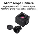 HY-500B 5MP Digital Microscope Camera CMOS USB Electronic Eyepiece High Resolution Microscope High Speed Industrial Camera