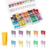 120pcs Mini Fuse Set ,Motorcycle Fuses Assortment Kit -Mini Size(2A/3A/5A/7.5A/10A/15A/20A/25A/30A/35A) for Camper SUV Truck