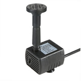 Solar Powered Water Pump, Polycrystalline Silicon, Black, Solar Panel Size 11*11cm, Delivery Head 75cm, Power 7V 1.4W 160MA,