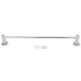57CM Towel Bar Stainless Steel Wall-Mounted Towel Holder Rack Hanger Storage Bathroom Shelf