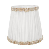 Chandelier Shades,ONLY For Candle Bulbs,Clip-On Fitter Lamp Shades,Set Of 6, White