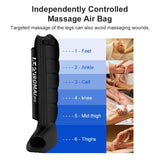 Leg Compression Massage Boots for Circulation and Muscle Fatigue Relief, Leg Recovery Compression System for Calf and Thigh