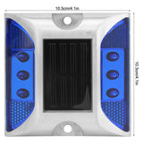 LED Solar Power Ground Marker Lights Waterproof Outdoor Driveway Road Highway Spike Lamp
