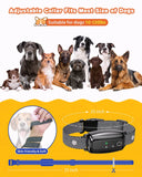 2 Dog Training Collar 1000ft Remote Control 2-in-1 Anti-Bark Function Rechargeable Waterproof Vibration Shock E-Collar for 2 Dog