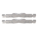 2PCS Heavy Duty Wheel Alignment Tools with Hanging Hole Wheel Hub Locating Plate Set for Vehicle Silver