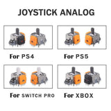 10PCS 3D Analog Sensor Hall Effect Joystick Game Proofable Controller Thumb Stick for Playstation 5 for PS5/PS4/Xbox/Switch Pro