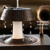 250ml Rotating Raindrop Air Humidifier Colorful Ambient Lighting Humidifier Aromatherapy Spray Diffuser with Remote Control