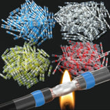 50/100PCS Heat Shrink Solder Seal Wire Connectors Tube Terminals Butt Connectors Terminals Solder Sleeve Wire Splice Connector
