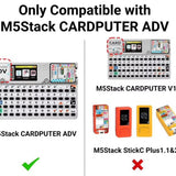 (A32M) For Dual-Band RF Development Board for M5Stack Cardputer ADV,2.4G NRF24 + 433M CC1101 Module,Communication Module