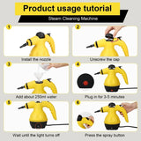 Handheld Steam Cleaner For Home, 9 Pcs Steam Cleaner Kit With Automatic Steam Switch, Steamer For Kitchen Use