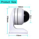 HD 5MP PTZ POE Network Camera Outdoor with 5X Optical Zoom, Dome Security IP Camera, Night Vision Hikvision Compatible