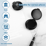 GW-60 Pcs Fingerprint Fingerprint Ink Pad Mini Black Stamp Ink Pad Notary Supplies Identification Security ID Fingerprint