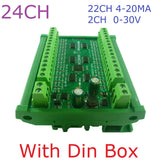 DC 7-25V 8 Channel 4-20MA To RS485 Current Analog Input Collector MODBUS RTU Board For PT100 K Thermocouple Pressure Sensor