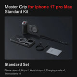 TELESIN Phone Camera Grip for IPhone17 Pro / Pro Max  with Phone Case Remote Shutter Handheld Handheld Photography Accessories