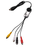 USB 2.0 AV S Video Capture Card DVD VHS DVR 8mm Analog Audio Video Recorder Grabber To Digital Converter for Windows 11/10/8/7