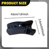 Saxophone Microphone Clip Portable Strong Grip Soft Rubber Pads Clamp Compact Non Slip