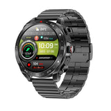 T95 High-end Business Smartwatch With Headphones Metal Case HD Full Circle Touch HIFI 9D Sound Quality Message Alerts BT Calls