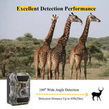 Willfine 4.0CG PRO 24MP 4G LTE Infrared Cellular Trail Camera Traps with MMS Email GPS No Glow 940nm LEDs for Wildlife Monitor