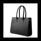*BAAY 2X Laptop Bag Women 15.6-Inch Computer Work Handbag Leather Handbag Business Office Bag