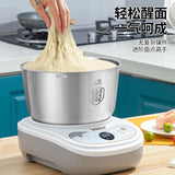 175W Electric Dough Kneading Machine - 5L/7L Stainless Steel Pastry Mixer (Professional Bread Maker, 6-Speed Control）