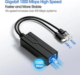 New POE Splitter 48V to 5V USB Female / tpye-C 100Mbps and1000Mbps Gigabit POE Camera Injector Power Supply for Huawei Hikvision