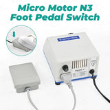 G 35000 RPM Polishing Machine E-Type Micromotor H37L1/204 Handle for Denture Polish Equipment Lab Handle Grinder Manicure Tool