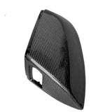 Car Snap-On Rearview Mirror Cover Carbon Fiber Side Wing Mirror Cover With Holes For Q7 2016-2024 Q5 2018-2024