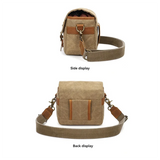 Canvas SLR Camera Bag Micro Single Messenger Bags Waterproof Wear-Resistant Shoulder Photography Backpacks A