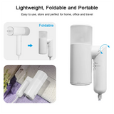 Foldable 1000W Steam Handheld Steamer For Clothes, Portable Hand Iron Featuring 150Ml Water Tank For Home& Travel EU Plug
