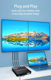 4K 2x2 HDMI TV Wall Controller Multi Monitor Splicing Processor 1X2 1X4 1X3 2X1 3x1 4X1 Video Wall Stitching Box Screen Splicer