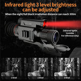 DS-X7 4K UHD Professional Infrared Night Vision Scope Sight Waterproof Digital Monocular Tactical Telescope Camera for Hunting
