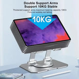 360° Rotatable Tablet Stand Adjustable Liftable Phone Desk Bracket Foldable for 4.7-12 Inch for Ipad Pro/Air/Min Laptop Tablet