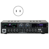 AV-555BT Hifi Stereo Digital Bluetooth 5.0 Sound Amplifier Dynamic Screen 300W Power For Home Car Karaoke Theater