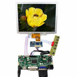 HD-MI DVI+VGA+Audio LCD Controller Driver Board With 8inch 1024x768 EJ080NA-04C LCD Screen