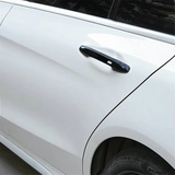 4Pcs Outer Door Handle Cover Trim Stickers for Mercedes Benz C E GLC GLB A B GLE GLS CLA GLA 15-24 4Doors with Holes A