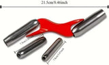 Brick Jointer Tool Set-Ergonomic Design, 4 Sizes(1/2, 5/8, 3/4, 7/8 Inch), Steel Handle& Protective Cover Included