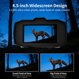 JA55 4K UHD Digital Binocular Telescope Camera 16X Zoom Birdwatcher Infrared Night Vision Binoculars for Hunting Camping