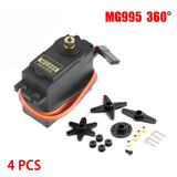 4PCS/lot 13KG 15KG Servos Digital MG995 MG996 Servo All Metal Gear for JR Car RC Model Helicopter Boat Arduino UNO DIY Wholesale