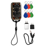 Chameleon V3.0 13.56Mhz 125K Read Write RFID Card Emulator Reader ID IC Smart Card Tag Copyer+ 6XUID Keychain