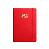 A5 Diary Notebook, 2023 Monthly Journal Notepad 180 Sheets 360 Pages Writing Pads PU Leather Cover for Business Work Supplies