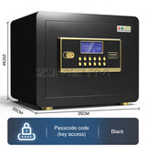 Digital Safety Safe BGX-25 Password Anti-theft Fingerprint  Invisible Password Office Jewelry With Lock Alarm Cabinet