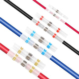 500PCS Heat Shrink Solder Connectors Solder Seal Sleeve Heat Shrink Stick Butt Wire Stick Connector Kit Auto Marine Insulation