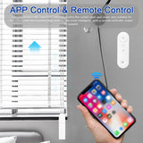 Tuya WiFi Smart Electric Curtain Motors Pull Bead Curtain Motor Motorized Chain Roller Blinds Compatible with Alexa Google Home