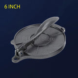 6/8 Inches DIY Tortilla Press Maker Aluminium Alloy Manual Pastry Press Machine Kitchen Tool Dumpling Maker for Wonton or Pizza