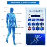 Muscle Massager Shockwave Therapy Machine With 7 Heads ED Treatment Pain Relief Lattice Ballistic Shock Wave Physiotherapy Tool